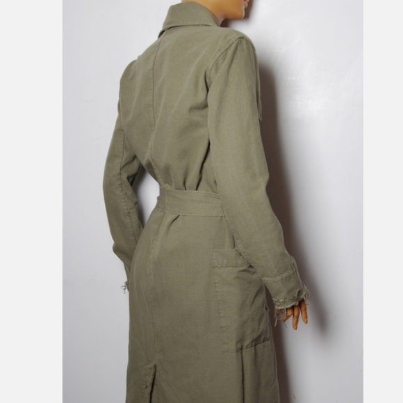 Alexander Wang Khaki Women's Trench Coat - Picture 6 of 10